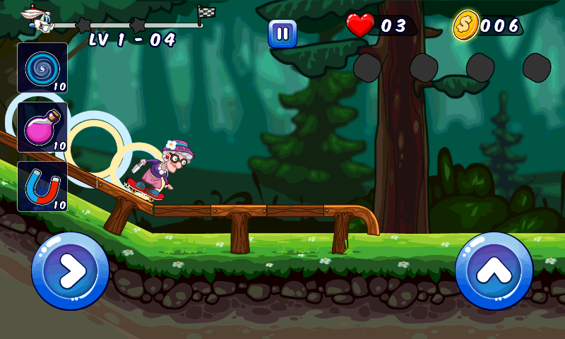   Angry Gran Skater Run: captura de tela 