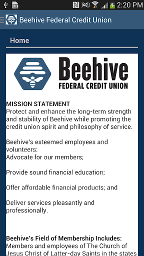 Beehive FCU Mobile