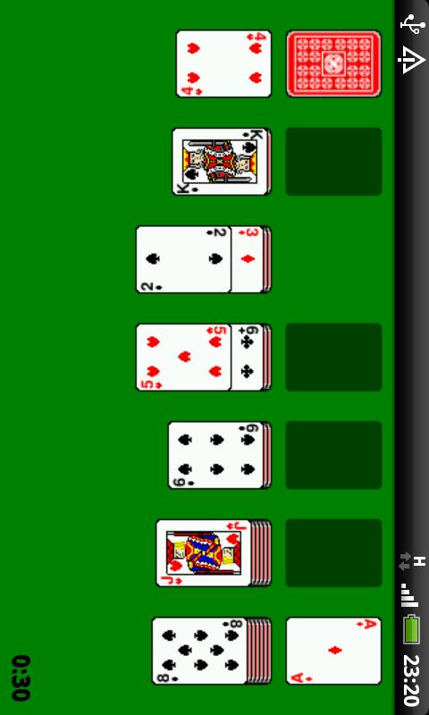 Android application VG Solitaire screenshort