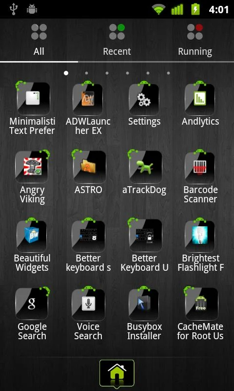 Go theme HD Crystal Black - screenshot