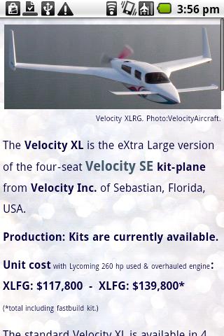 Aircraft Guide civil aircraft Screen 3