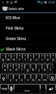 Black Chrome Keyboard Skinz - screenshot thumbnail