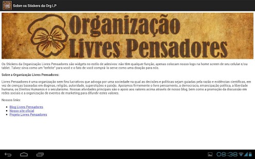 Stickers da Org LP Screenshots 1