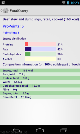 【免費健康App】FoodQuery Propoints Pro-APP點子