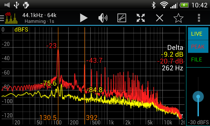 Sound Spectrum Pro Screen 1