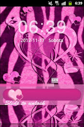 Zebří srdce růžová GO Locker poster 1