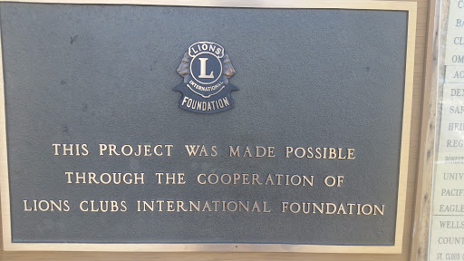 Lions Park Foundation Sign
