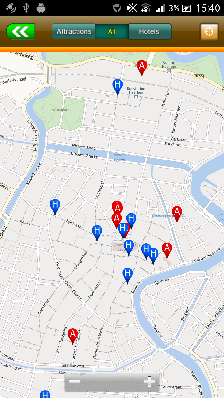 Haarlem Offline Map Guide Screen 2