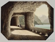 Tunnel op de Axenstrasse te Zwitserland