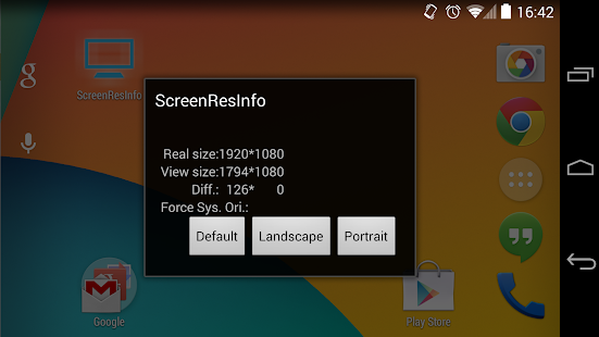 Free Screen Size Info APK for PC