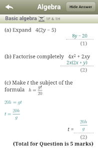 Maths GCSE Revision Edexcel Screenshots 9