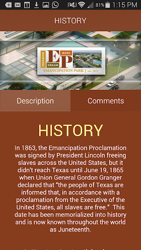 【免費社交App】Emancipation Park-APP點子