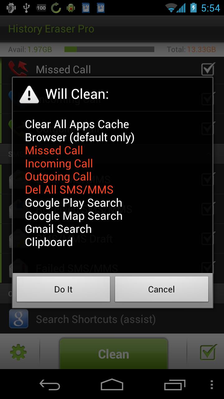 History Eraser Pro - Clean up Screen 3