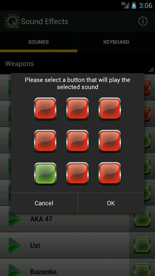 Efeitos Sonoros - screenshot