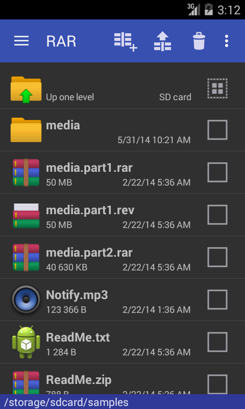 RAR for Android - screenshot