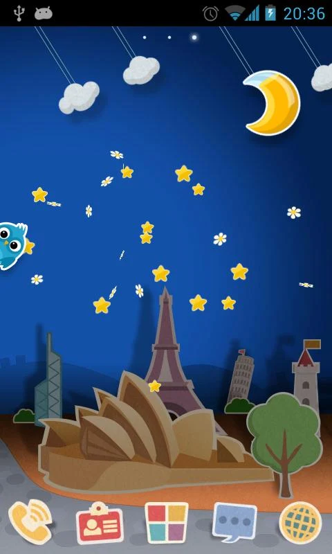 Papertown super Tema GO - screenshot