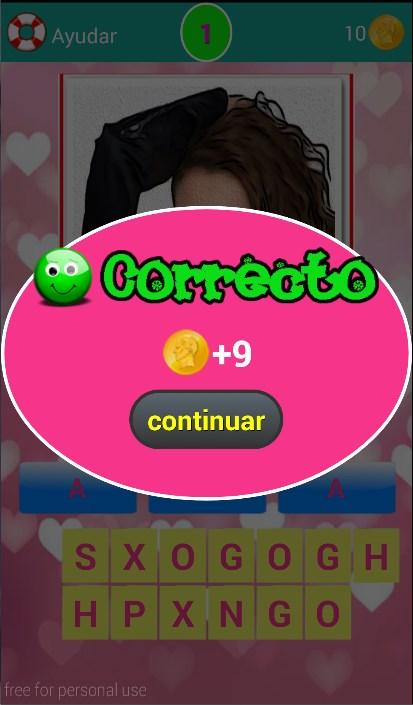 Mi Corazon esta Tuyo del Quiz Screen 2