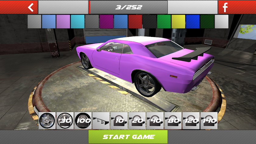 Drift 3D Modified American Car Screen 2