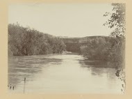 Gezicht op de rivier de Jordaan