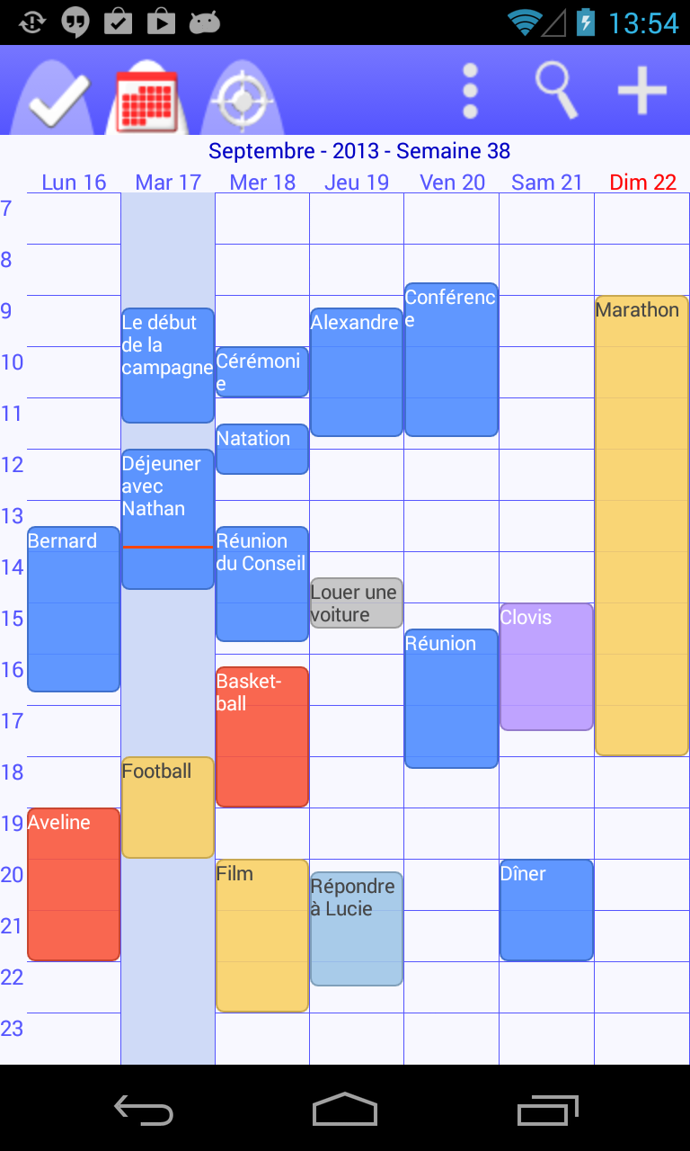Android application To-Do Calendar Planner+ screenshort