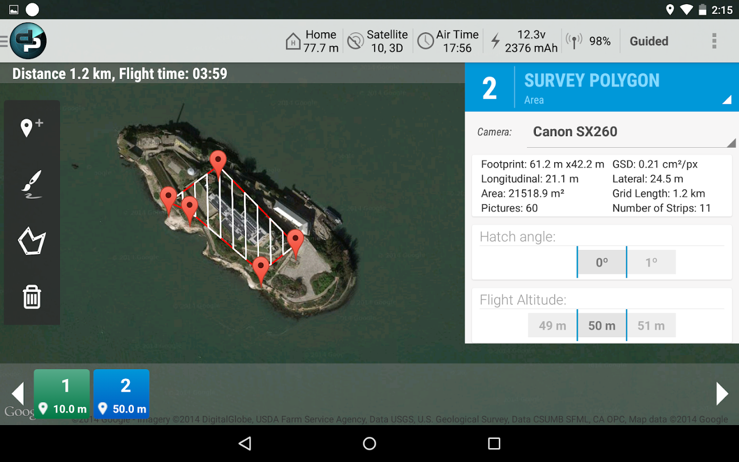   DroidPlanner 2 – Capture d'écran 