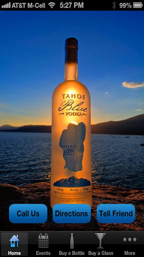 Tahoe Blue Vodka