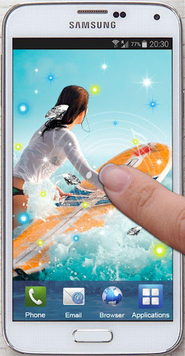 【免費個人化App】Beach Surfboards livewallpaper-APP點子