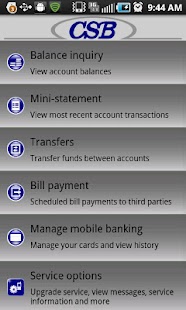 Lastest Bank at CSB APK