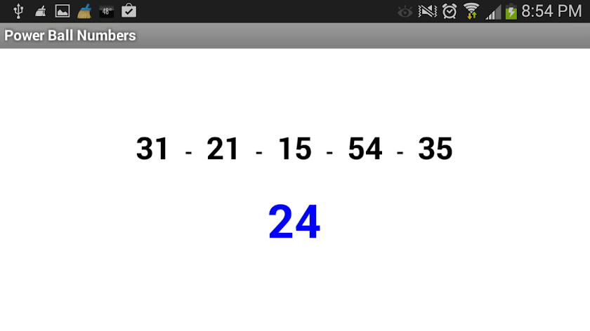 PowerBall Number Gen. Paid Screen 2