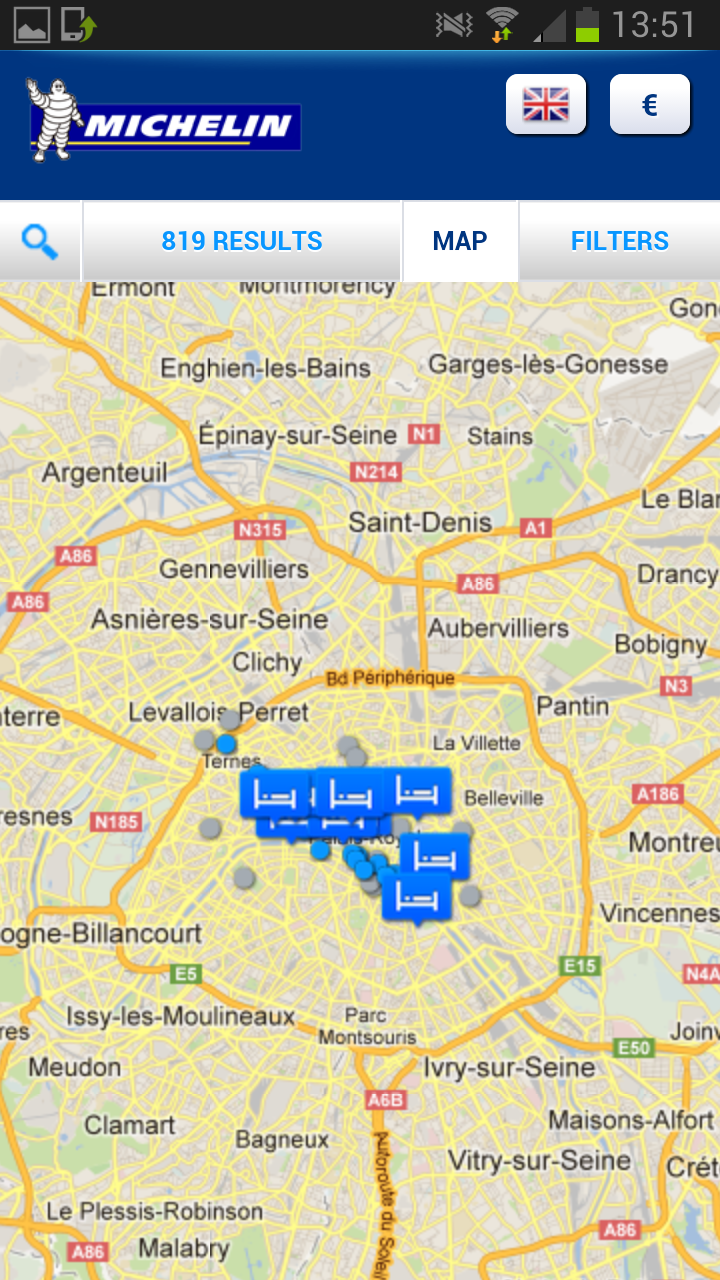 MICHELIN Hotels- Booking Screen 3