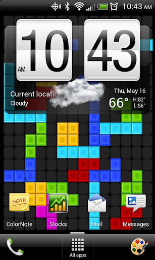 Blocks Drops Live Wallpaper