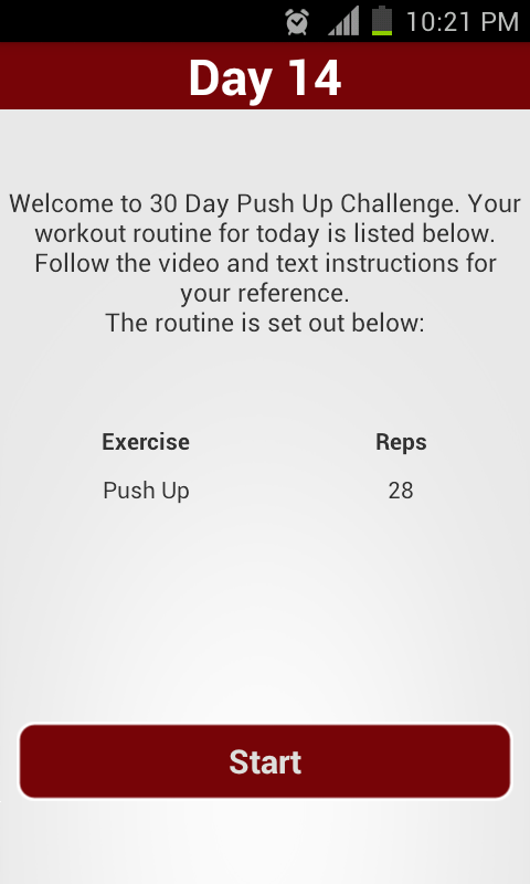 30 Day Push Up Challengeのおすすめ画像4