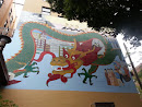 Green Dragon Mural 