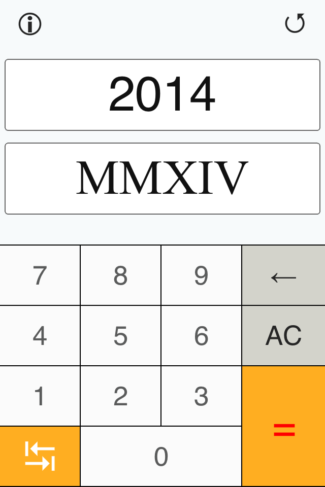 Android application Roman Numerals Pro screenshort