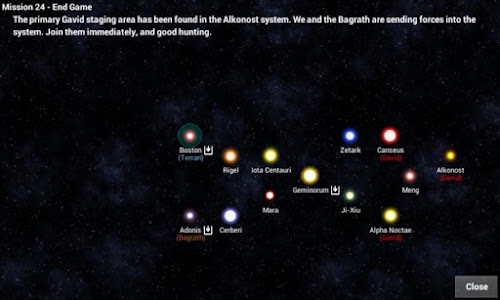 Android application Space Captain - Full screenshort