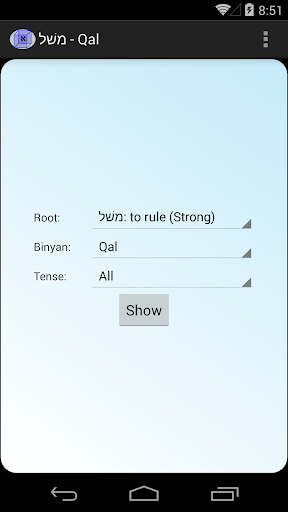 Hebrew Verbs