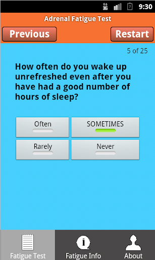 Adrenal Fatigue Test App