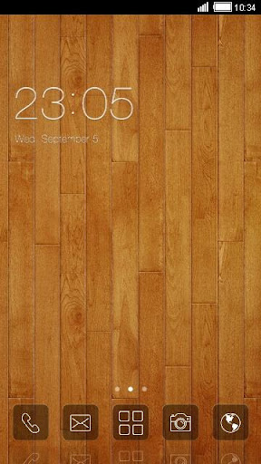 Wood Line C Launcher Theme