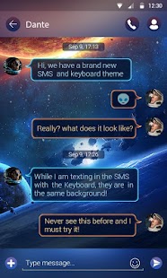 How to download GO SMS UNIVERSE THEME patch 1.0 apk for pc
