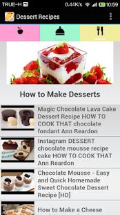 【免費書籍App】Dessert Recipes-APP點子