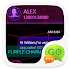 GO SMS PRO PURPLE CHARM THEME1.0