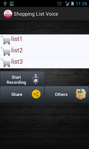 Shopping List Voice