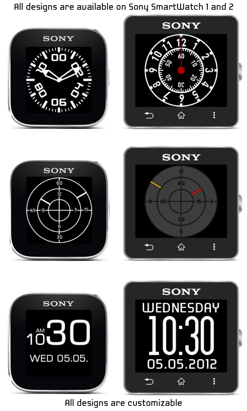 Custom Watch for SmartWatch Screen 2