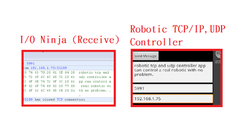 【免費通訊App】TCP / IP和UDP的機器人控制-APP點子