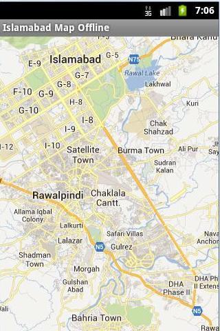 Islamabad Map Offline