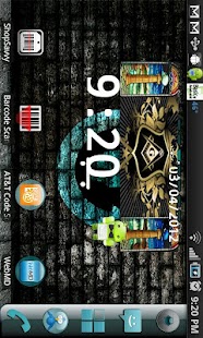  Masonic Pillars Clock Widget: miniatura de captura de pantalla  