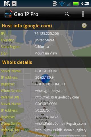 Geo IP Pro+ Screen 2
