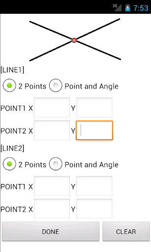 Coordinates calculation l l