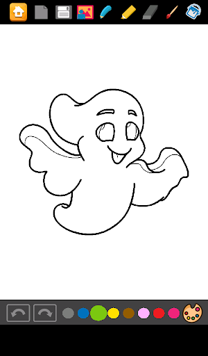 【免費教育App】Ghosts Coloring Game-APP點子