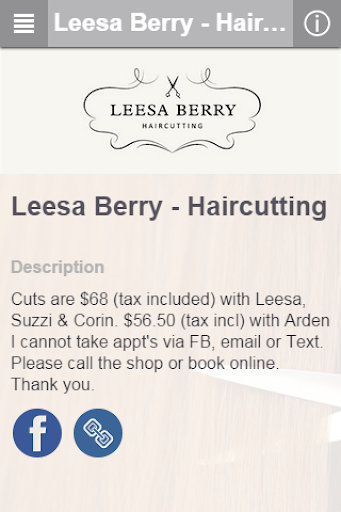 Leesa Berry - Haircutting